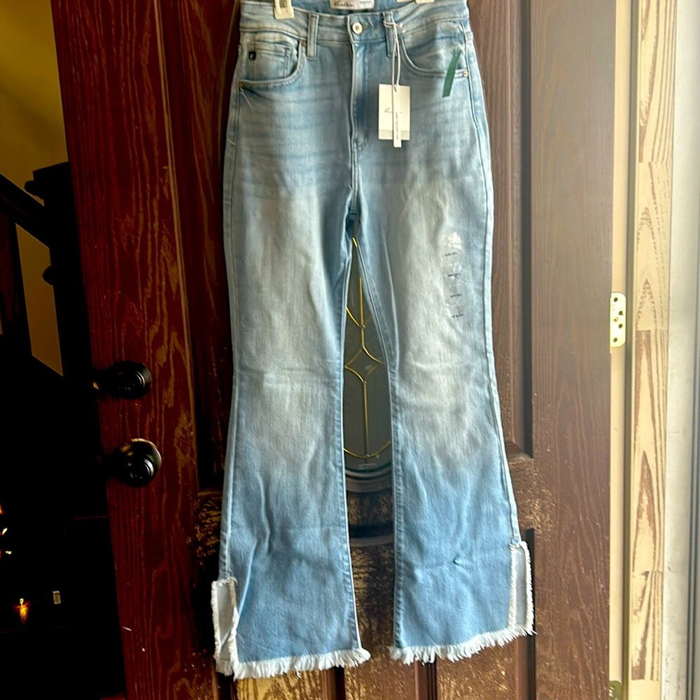 Kancan curvy high rise flare jeans
